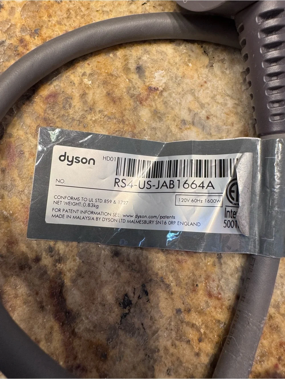 Dyson Supersonic Hair Dryer HD01, Iron/Fuchsia